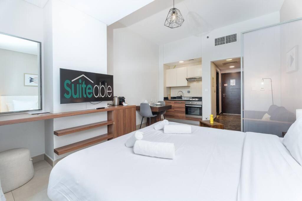 Cozy Studio In Sparkle Tower Jbr By Suiteable Dubai Eksteriør billede