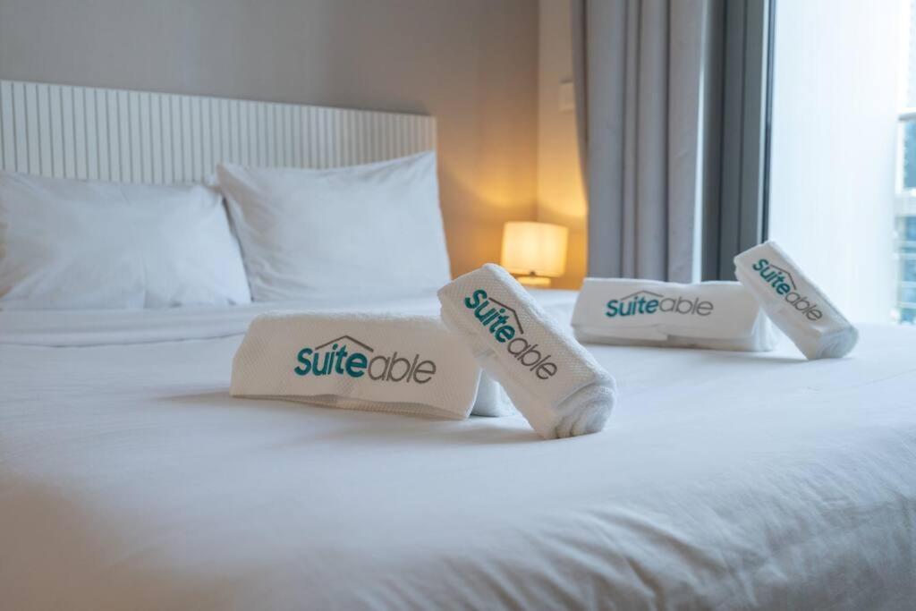 Cozy Studio In Sparkle Tower Jbr By Suiteable Dubai Eksteriør billede