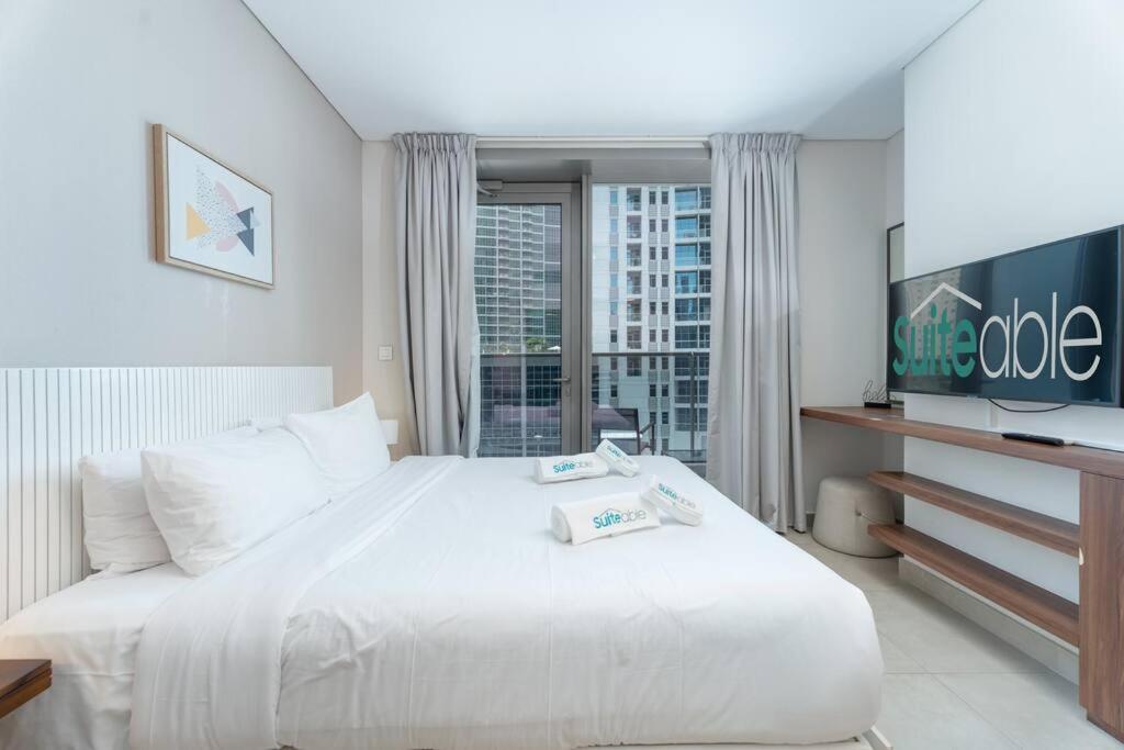 Cozy Studio In Sparkle Tower Jbr By Suiteable Dubai Eksteriør billede