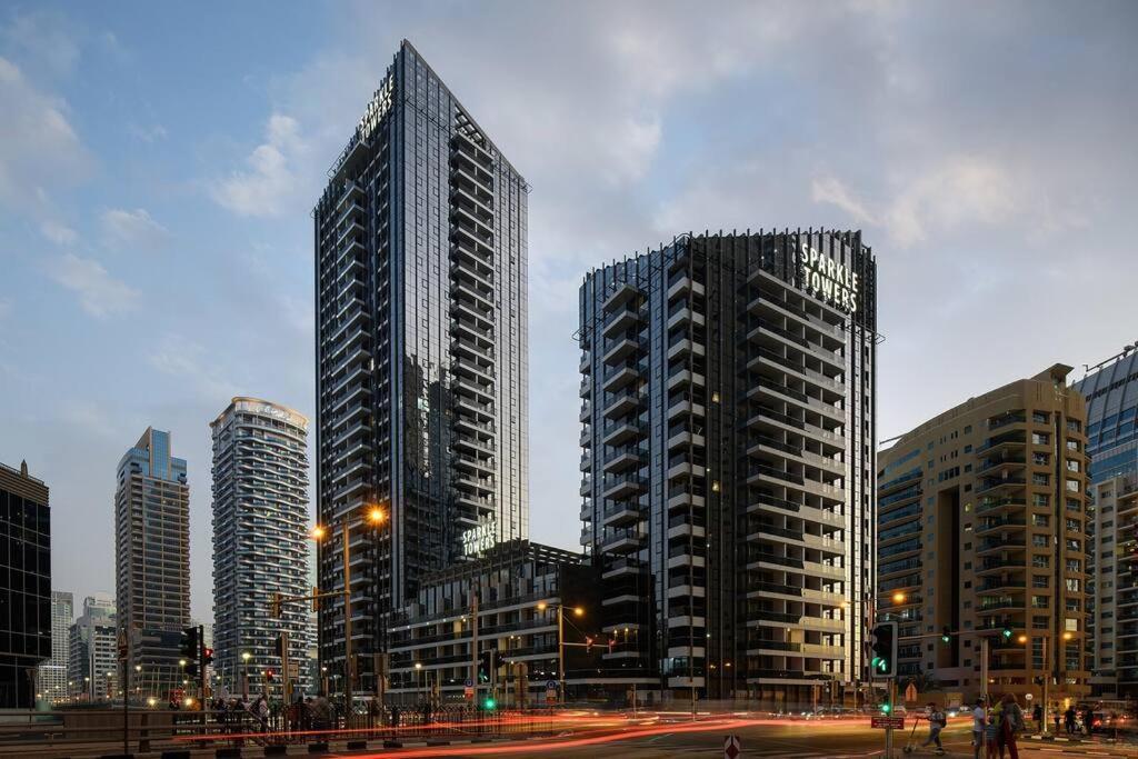 Cozy Studio In Sparkle Tower Jbr By Suiteable Dubai Eksteriør billede