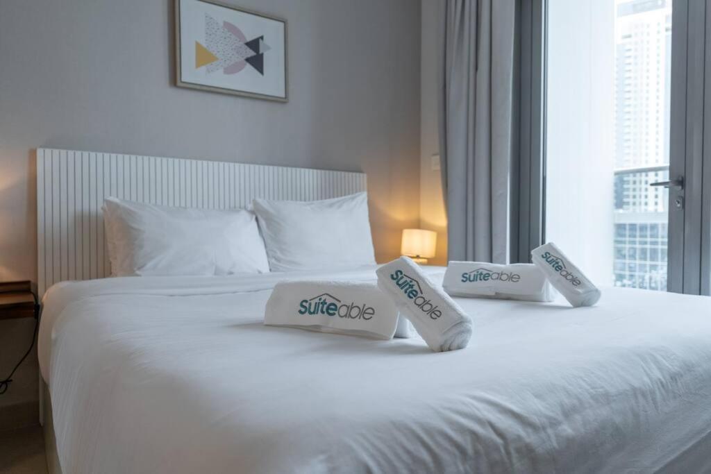 Cozy Studio In Sparkle Tower Jbr By Suiteable Dubai Eksteriør billede